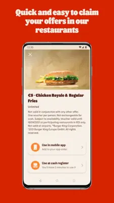 Burger King Ireland android App screenshot 3